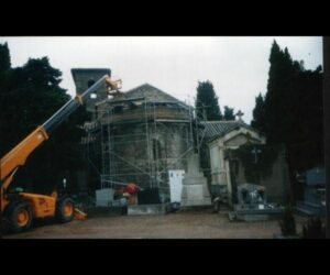 Chantier de tuiles ardoises – Castelnaudary – Les charpentiers du Lauragais