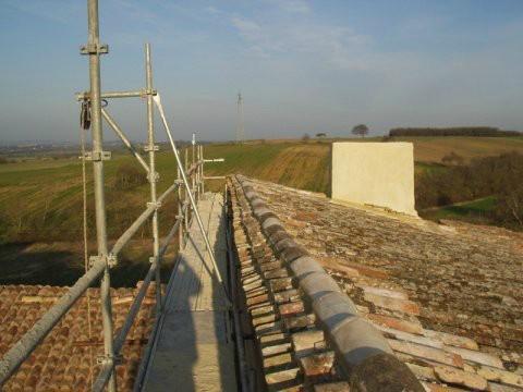 Rénovation toit tuiles canal – Carcassone – Les charpentiers du Lauragais