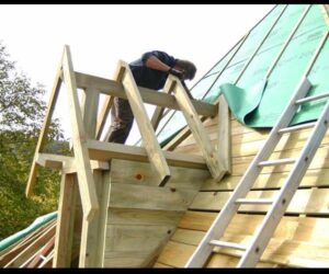Fenêtre de toit (après) - Castelnaudary - Les charpentiers du Lauragais